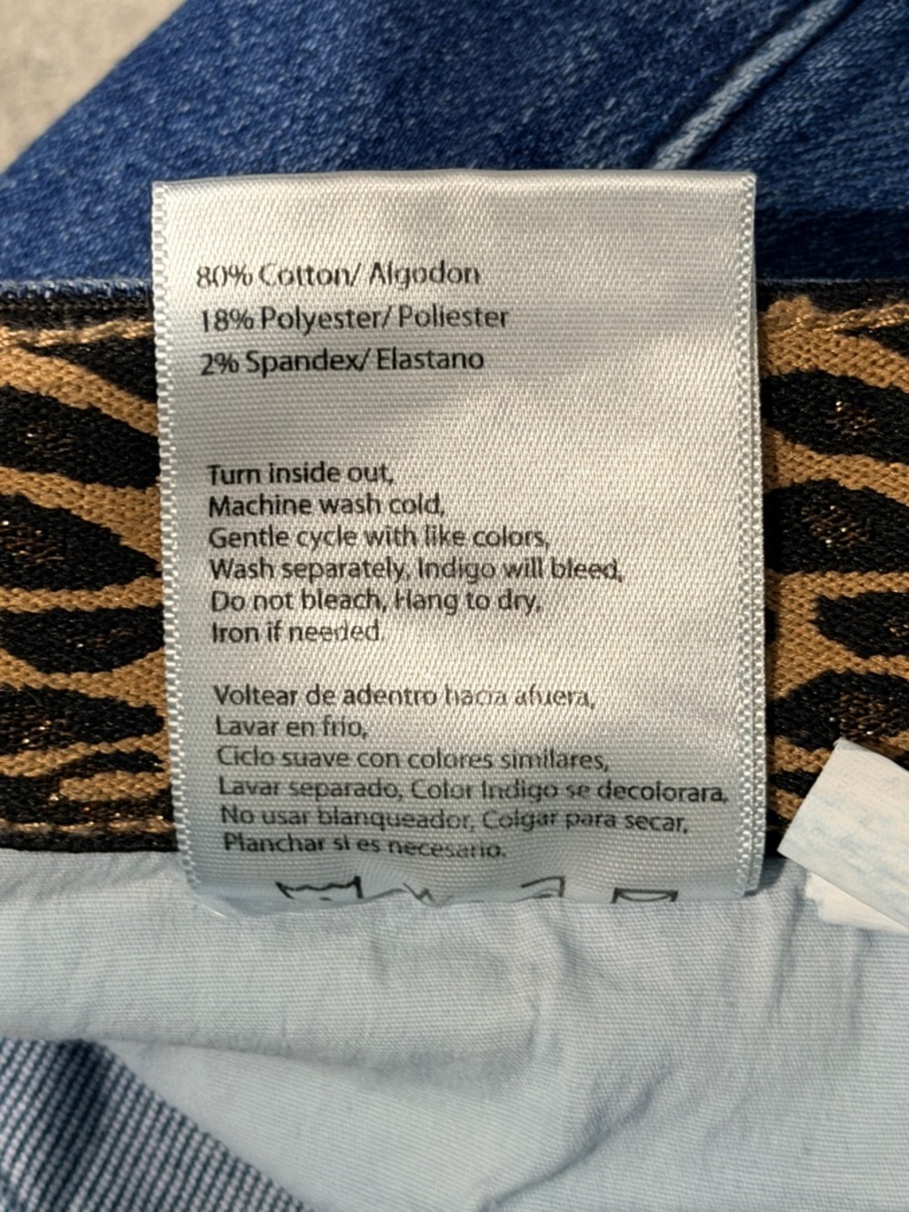 High-Rise mid-rise crop Jeans by Risen size 7, waist 28 tummy control - Picture 6 of 6